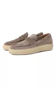 Замшевые слипоны Moma