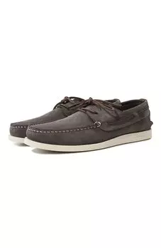 Замшевые топсайдеры Kiton