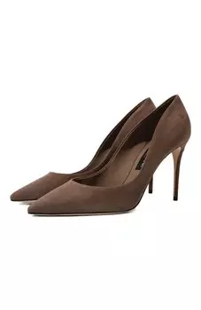 Замшевые туфли Cardinale 90 Dolce & Gabbana