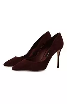 Замшевые туфли Cardinale 90 Dolce & Gabbana