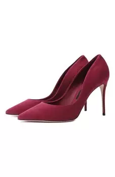 Замшевые туфли Cardinale 90 Dolce & Gabbana