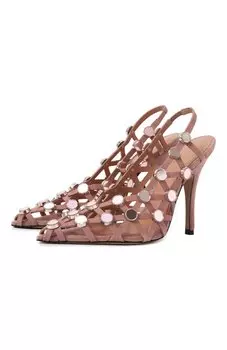 Замшевые туфли Grid The Attico