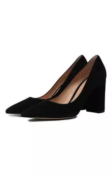 Замшевые туфли Piper 85 Gianvito Rossi