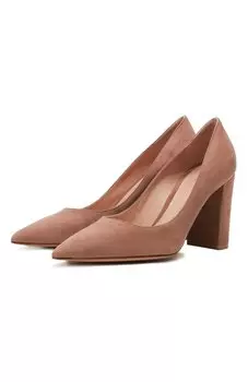 Замшевые туфли Piper 85 Gianvito Rossi