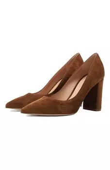 Замшевые туфли Piper 85 Gianvito Rossi