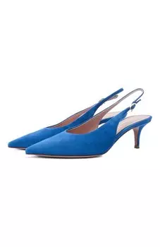 Замшевые туфли Robbie Sling 55 Gianvito Rossi