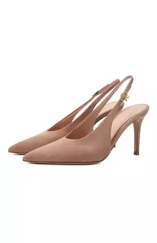 Замшевые туфли Robbie Sling 85 Gianvito Rossi