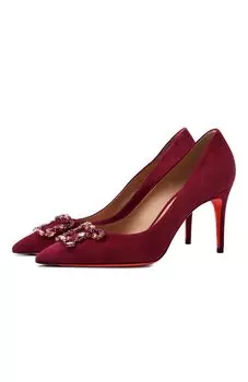 Замшевые туфли Sibille Santoni