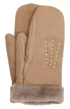 Замшевые варежки Agnelle