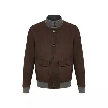 Замшевый бомбер Andrea Campagna