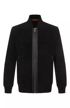 Замшевый бомбер BOSS Orange