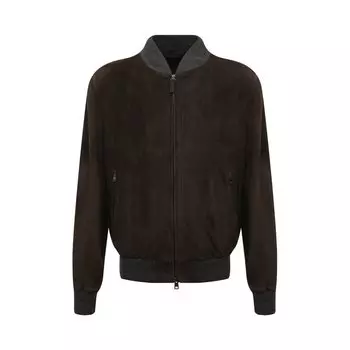 Замшевый бомбер Brioni