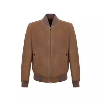 Замшевый бомбер Brioni