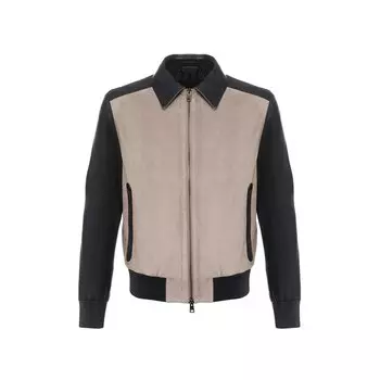 Замшевый бомбер Brioni