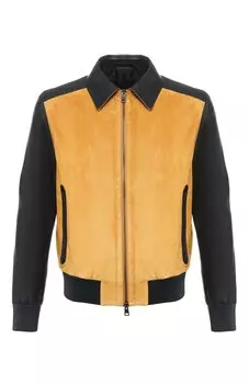 Замшевый бомбер Brioni