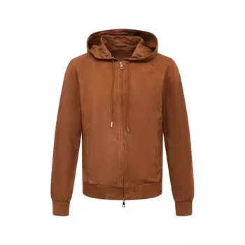 Замшевый бомбер DESA