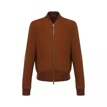 Замшевый бомбер DESA