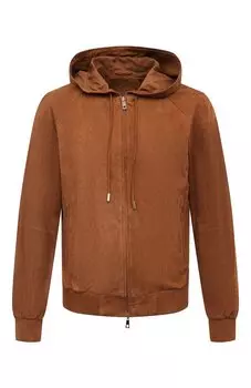 Замшевый бомбер DESA