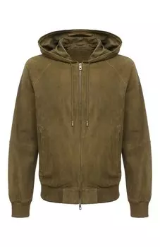 Замшевый бомбер DESA