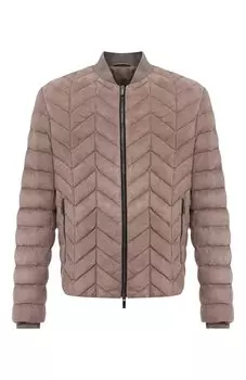 Замшевый бомбер Giorgio Armani