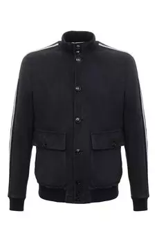 Замшевый бомбер Kiton