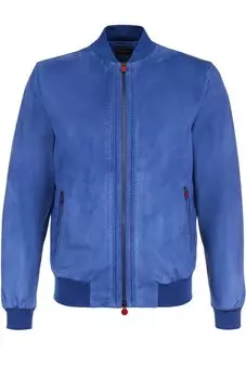 Замшевый бомбер Kiton