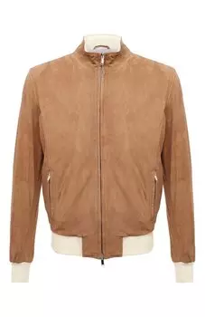 Замшевый бомбер MVST