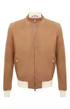 Замшевый бомбер MUST