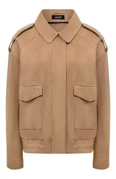 Замшевый бомбер MUST