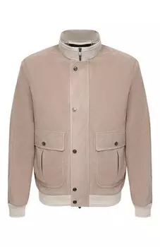 Замшевый бомбер Zegna