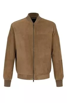 Замшевый бомбер Zegna