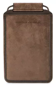 Замшевый чехол для телефона Brunello Cucinelli
