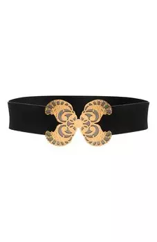 Замшевый пояс Saint Laurent