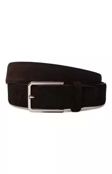 Замшевый ремень Santoni