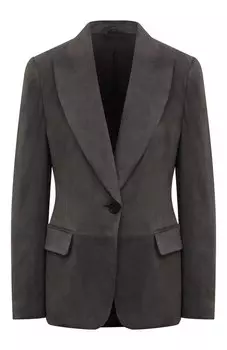 Замшевый жакет Brunello Cucinelli