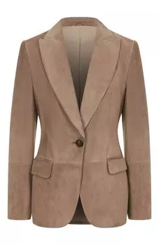 Замшевый жакет Brunello Cucinelli