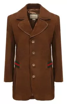 Замшевый жакет Gucci