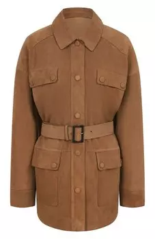 Замшевый жакет Yves Salomon