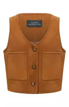 Замшевый жилет Akhmadullina