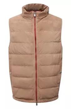 Замшевый жилет Brunello Cucinelli