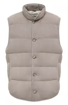 Замшевый жилет Brunello Cucinelli