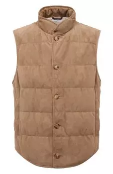 Замшевый жилет Brunello Cucinelli