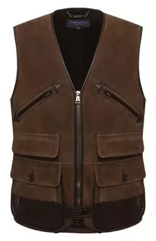 Замшевый жилет Ralph Lauren