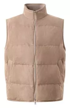 Замшевый жилет Zegna