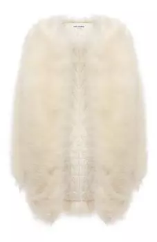 Жакет из экомеха Saint Laurent