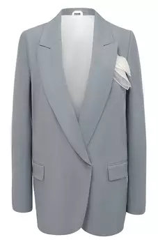 Жакет из хлопка и льна Brunello Cucinelli