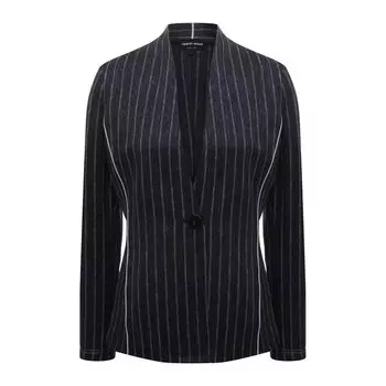 Жакет из хлопка и льна Giorgio Armani