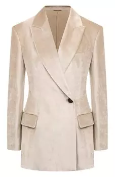 Бархатный жакет Brunello Cucinelli