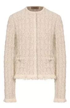 Жакет из хлопка и вискозы Twinset