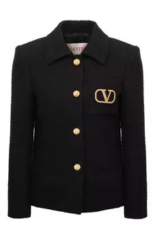 Жакет из хлопка и вискозы Valentino